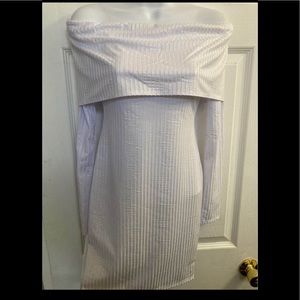 White off the shoulder dress